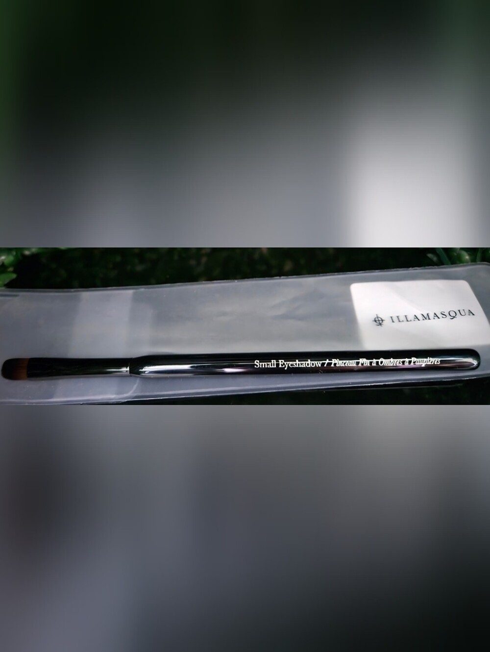 Illamasqua Small Eyeshadow Brush Dermocura Synthetic Made in Italy NIP